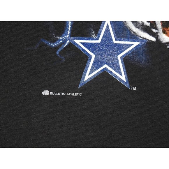 Vintage Dallas Cowboys Bulletin Athletic Canada AOP All Over Print T-Shirt OSFA - Picture 3 of 9
